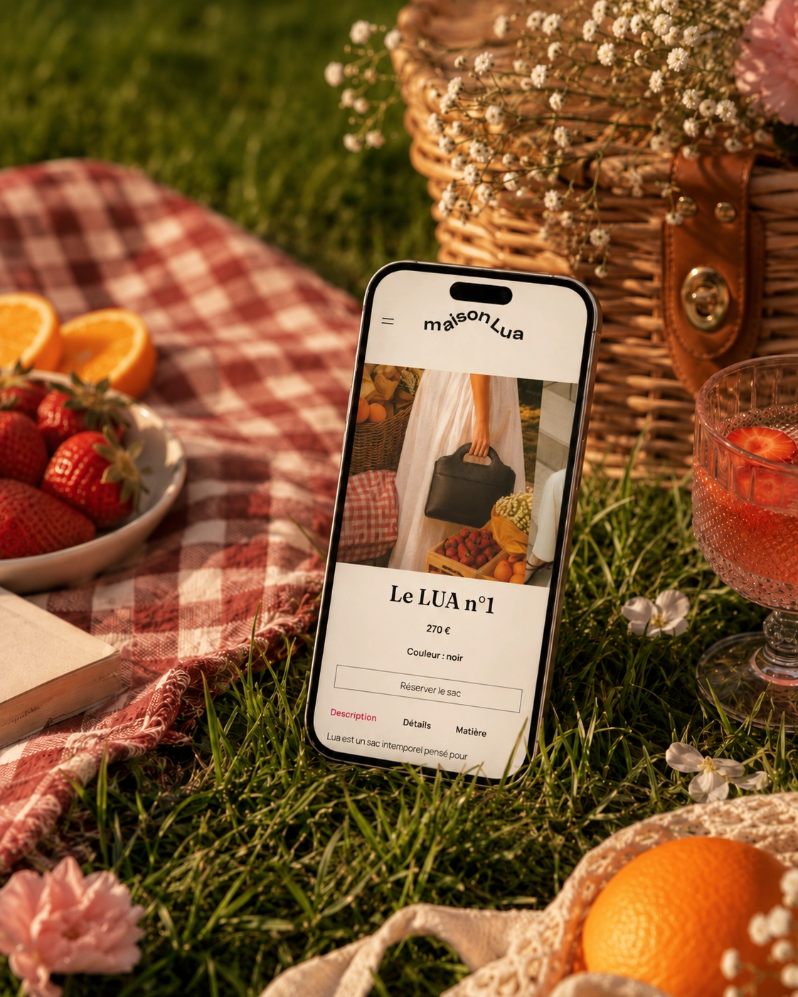 Mockup au picnic